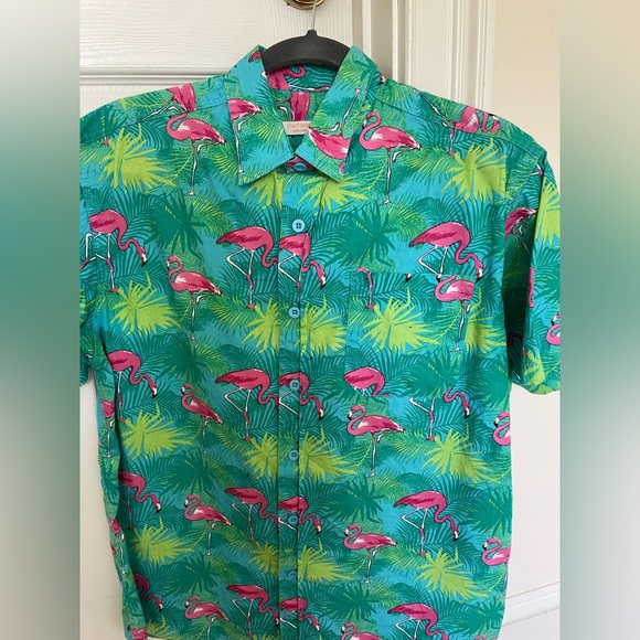 Men’s flamingo polo, size small - Picture 1 of 2